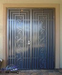 Download door grill images and photos. Prato Wrought Iron Security Screen Double Doors Fd0143 Wrought Iron Security Doors Iron Security Doors Security Screen Door