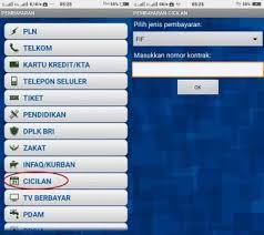 Masukkan nomor kontrak / id pelanggan. Cara Bayar Fif Lewat Bri Mobile Banking Dan Internet Banking