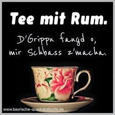 Tee Mit Rum Bayrische Spruche Rum Bayrisch
