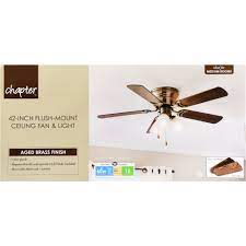 A modern ceiling fan with a clean, streamlined look, it fits flawlessly in your contemporary spaces. 42 Chapter Ceiling Fan 3 Light Hugger Walmart Com Walmart Com