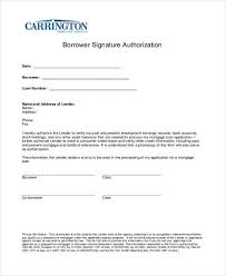 Signature Authorization Form Template #58bbb77b0c50 - Sportbbc