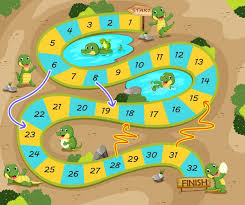 La serpiente multicolor ¿recordáis las actividades de tiempo extra que se han ido sucediendo en la unidad? Juego De Mesa Serpiente Y Escalera Vector Gratis