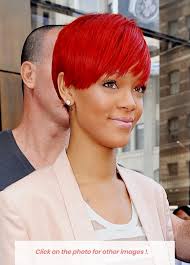 Short Hair Dark Red Ombre