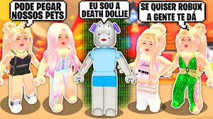 Akun hack3r roblox yang viral di tiktok !!! Me Disfarcei De Death Dollie E Olha Oque Aconteceu No Adopt Me Roblox