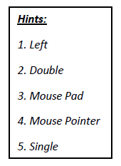 Mouse activities, worksheets, printables, and lesson plans: Cbse Class 1 Computer Science Using A Mouse Worksheet Practice Worksheet For Computers