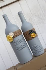 Erstaunlich Dekorative Flaschen Individuelles Hochzeitsgeschenk Hochzeit Weinflaschen Weinflaschen Dekorieren Weinflasche