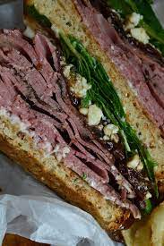 The best cut of roast beef for sandwiches isn't necessarily the same as what you'd want hot from the oven a hot roast demands plenty of marbling so that the rich fat can melt and baste the meat with its goodness roast beef sandwiches work better made from a leaner cut, preferably one with a mineral. Deli Style Roast Beef Sandwich Wonkywonderful