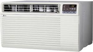 Stamped aluminum rear grille for use with wall sleeve axsva1 (sold separately) fits 26 in. Lg Lt1033hnr 10 000 Btu Room Air Conditioner With 11 200 Btu Electric Heat 9 4 Eer 3 2 Pts Hr Dehumidification 24 Hour Timer Auto Restart Wall Sleeve Energy Saver And Remote Control