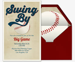 Shutterfly makes it super simple and fun to design baby shower invitations that will get in the hands of your loved ones without a hitch. Free Baseball Invitations Ticket Designs More Evite