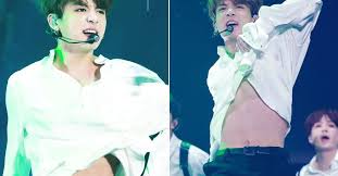 Share the best gifs now >>> Photos Korea S Sexiest Man Bts Jungkook Bares His Abs At 2018 Aaa