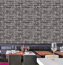Wallter Brick Design Wallpaper White 3d Waterproof Roll Astore In