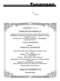 Contoh surat undangan ultah anak perempuan & laki laki. Contoh Undangan Tunangan Guru Paud