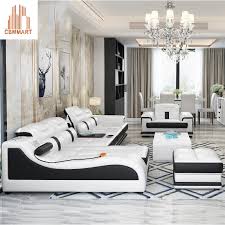 When it comes to accessories in a large living room, think in groups of threes, for example, three vases grouped together, three frames as the eye will view. Big House Sofa Design Living Room Furniture Smart Massage Leather Sofa Divan Living Room Sofas Aliexpress