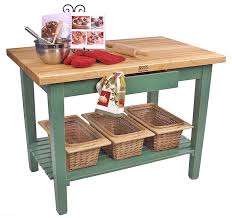 Perfect for food preparation and display. John Boos Classic Country Work Table Island Table