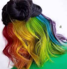 See more ideas about hair hair styles short hair styles. 32 Photos Of Rainbow Hair Ideas To Consider For 2021