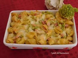 Il nostro piatto di patate e broccoli al forno è. Pasta Al Forno Con Broccoli E Prosciutto I Piatti Del Buonumore