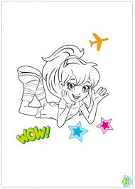 This coloring and activity page set features polly pocket and her friends! Polly Pocket Coloring Page Dinokids Org