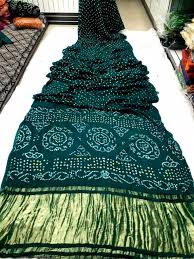 Heavy Designer Traditional Handmade Pure Gazi Silk Bandhani Sarees Collection At Wholesale Rate Saree Collection Bandhani Saree Saree