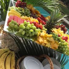 You can place this closer to the wine or champagne you can rarely go wrong by including a vegetable and fruit tray. Our Fruit Table At Our Gender Reveal Brunch Its A Boy Glow Community
