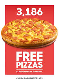 Pizza Hut Singapore Celebrates National Day With Free Pizzas Promotion 13 Aug 2019 Pizza Hut Singapore Pizza Hut Pizza Hut Restaurant