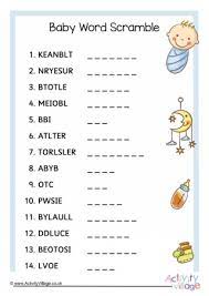 Unjumble baby words for a party / kidscreen » netflix. Word Scrambles