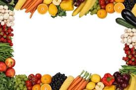 Cadre A Partir De Fruits Et De Legumes Vegetarien Isole Avec Copyspace Fruits Legumes Vegetarien