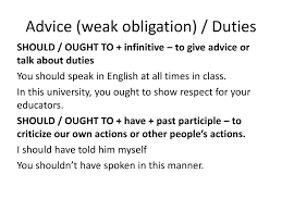 Do you know how to use modal verbs to talk about permission and obligation? Advanced Modals Powerpoint Slides