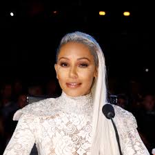 Scary spice!contact purpleowluk@gmail.com order my book #brutallyhonest audiobook: Mel B Debuts White Hair With Blue Glitter On America S Got Talent Allure