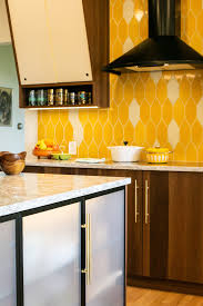 Sunny Picket Backsplash Fireclay Tile Fireclay Tile Contemporary Kitchen Home Remodeling