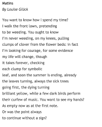 Louise Gluck Poetic Words Poetry Cool Words
