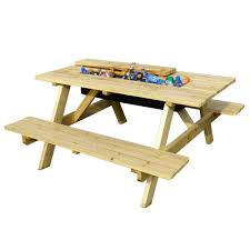 Choose from contactless same day delivery, drive up and more. Northbeam Natural Wood Picnic Table With Built In Cooler Tbc010001910 The Home Depot