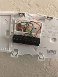 When wiring this type of thermostat, the line voltage thermostat is connected to the circuit breaker on the load panel (breaker box), and the ck/cns heater is connected to the please see figures 3, 4, and 5 for wiring diagrams illustrating the manner in which to hook up a. Carrier Furnace 6 Wire To Honeywell Thermostat No Cooling Home Improvement Stack Exchange