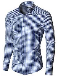 Black And White Checkered Shirt Men Moderno Mens Checkered Shirts Dress Slim Fit Long Sleeve Button Down Mod1458ls Blue White Us L Men Shirt Style Best Casual Shirts Mens Checkered Shirt