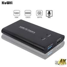 Looking to give your audience something special in terms of quality? Mmpl 4khdmivideocapture Kuwfi Game Capture Card 4k Hdmi To Usb3 0 Hd Video Converters Live Streaming Capture Device With Mic Input For Game Streaming