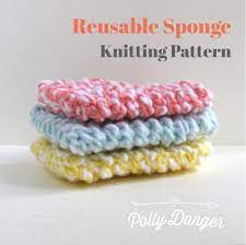 I must have misjudged it a bit because. Reusable Sponge Knitting Pattern Shop Polly Danger