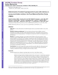 Diabetes care center in pune. Pdf Determinants Of Incident Hyperglycemia 6 Years After Delivery In Young Rural Indian Mothers The Pune Maternal Nutrition Study Pmns