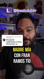 Respuesta a @Fran Ramos Pues único comentario y directo en la diana!  @HiuseP de ComicSants se viene a pasar un rato conmigo y a hablar de lo que  más nos apasiona a ambos, los cómics. Una oportunidad ...
