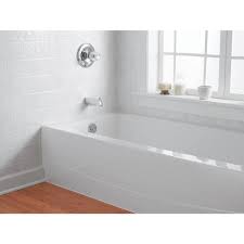 Diy painting a porcelain bathtub. Rust Oleum Specialty 1 Qt White Tub And Tile Refinishing Kit 7860519 The Home Depot