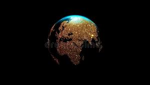There is a black and white version of this logo. Golden Globe Isolated On Black Background Digital Data Orbits World Network Technology Technology Communication Stock Illustration Illustration Of Black Creativity 150375536