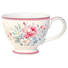 GreenGate Stoneware Teacup Marie Grey H 9 cm