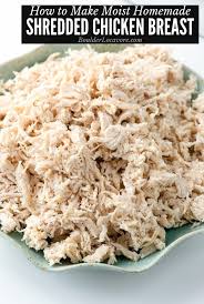 After i trim all the nastiness off of the boneless skinless chicken breasts, i place them straight into my crockpot(s). How To Make Moist Homemade Shredded Chicken Breast Recipe