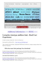 Download khmer ttf original app on appbundledownload. Lowprice Truetype Outlines Font Real User Experience