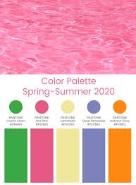 Color Palette Spring Summer 2020 Spring Color Palette Summer Color Palettes Summer Color Palette