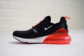Black And Red Nike Air Max 270 Men S Nike Air Max 270 Flyknit Black Red Ah8060 016 Boys Running Shoes Summer Sneakers Nike Air Max Running Shoes For Men Boys Running Shoes