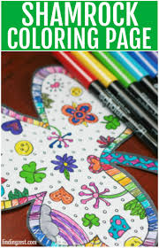 See more ideas about coloring pages, adult coloring pages, coloring books. Shamrock Coloring Page Free Printable Finding Zest