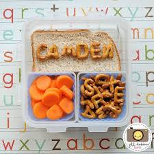Bento103 By Kirstenreese Via Flickr Must Have Spelling Pretzels Fun Lunch Toddler Lunches Snacks