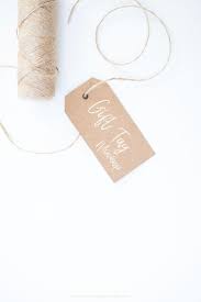 Gift Tag Mockup On Craft Paper With Brown Cord Xmas Gift Wrapping Inspiration Papercrafting Gifts Gift Wrapping Inspiration Gift Tags