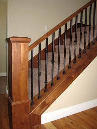 Rod Iron Stair Railing Spindles Interesting Ideas For Home Wrought Iron Stair Railing Wood Railings For Stairs Iron Stair Railing