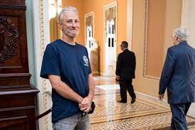 He has salt and pepper hair color and blue eye color. A New Documentary Follows Jon Stewart S Relentless Decade Long Fight To Help 9 11 First Responders Upworthy