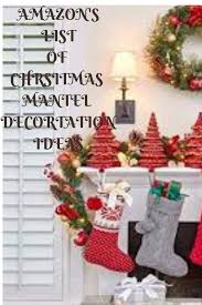 6 834 Amazon Mantel Decor Christmas Mantel Decorations Mantel Decorations Christmas Mantels